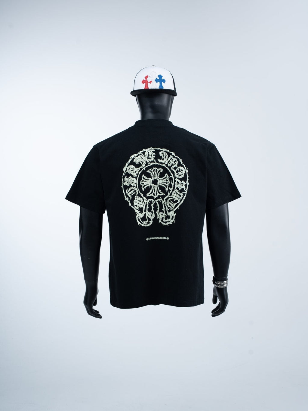 Chrome Hearts Sanskrit Horseshoe Cross Graphic T-Shirt ¡ª context