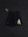 Chrome Hearts Cross Appliqu¨¦ Black Shorts ¡ª hero
