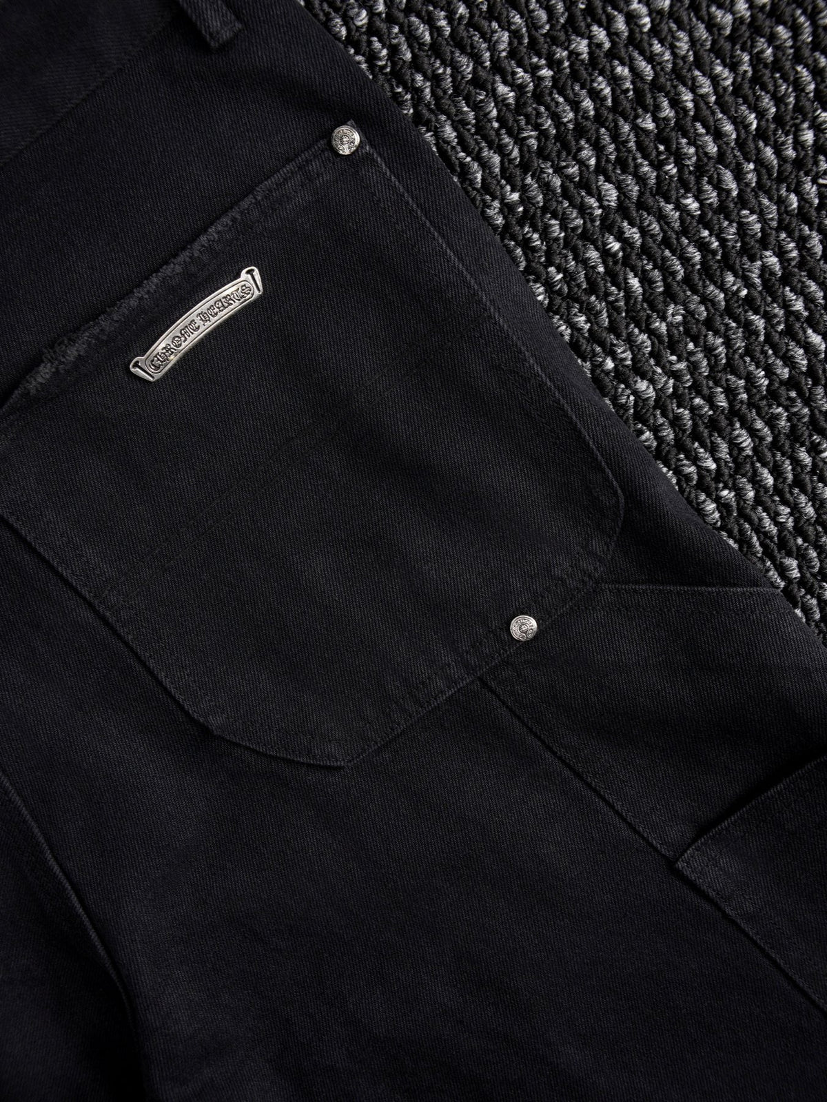 Chrome Hearts Black Utility Shorts ¡ª detail