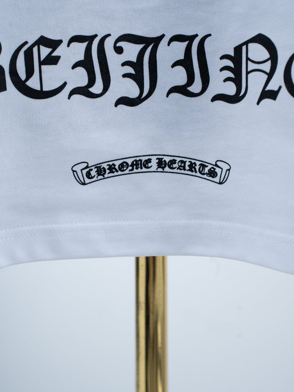 Chrome Hearts Horseshoe Script Graphic T-Shirt ¡ª detail