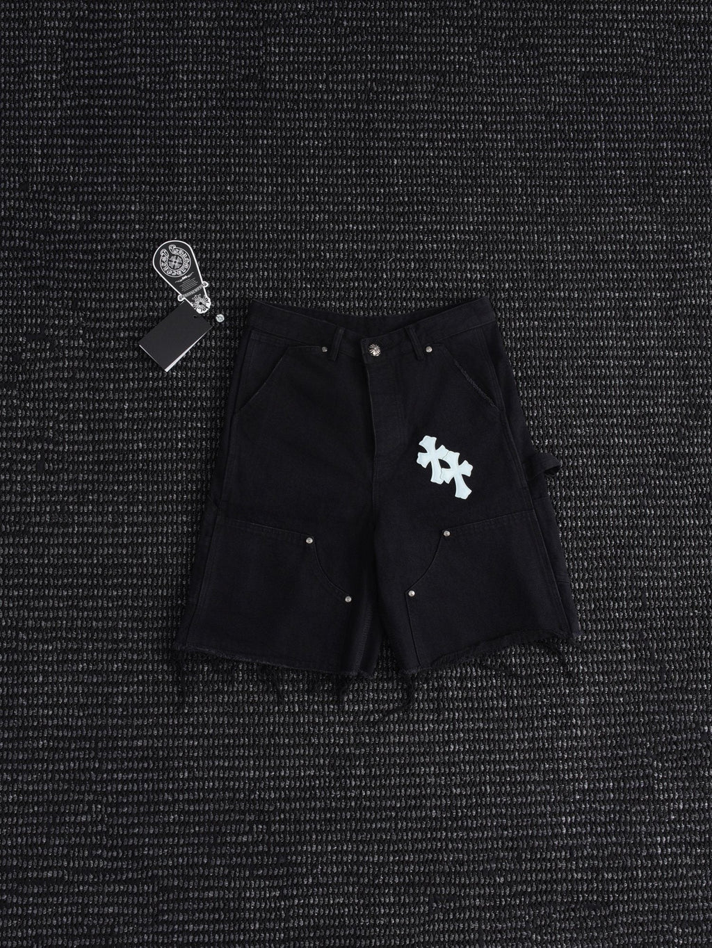 Chrome Hearts Cross Graphic Black Shorts ¡ª hero