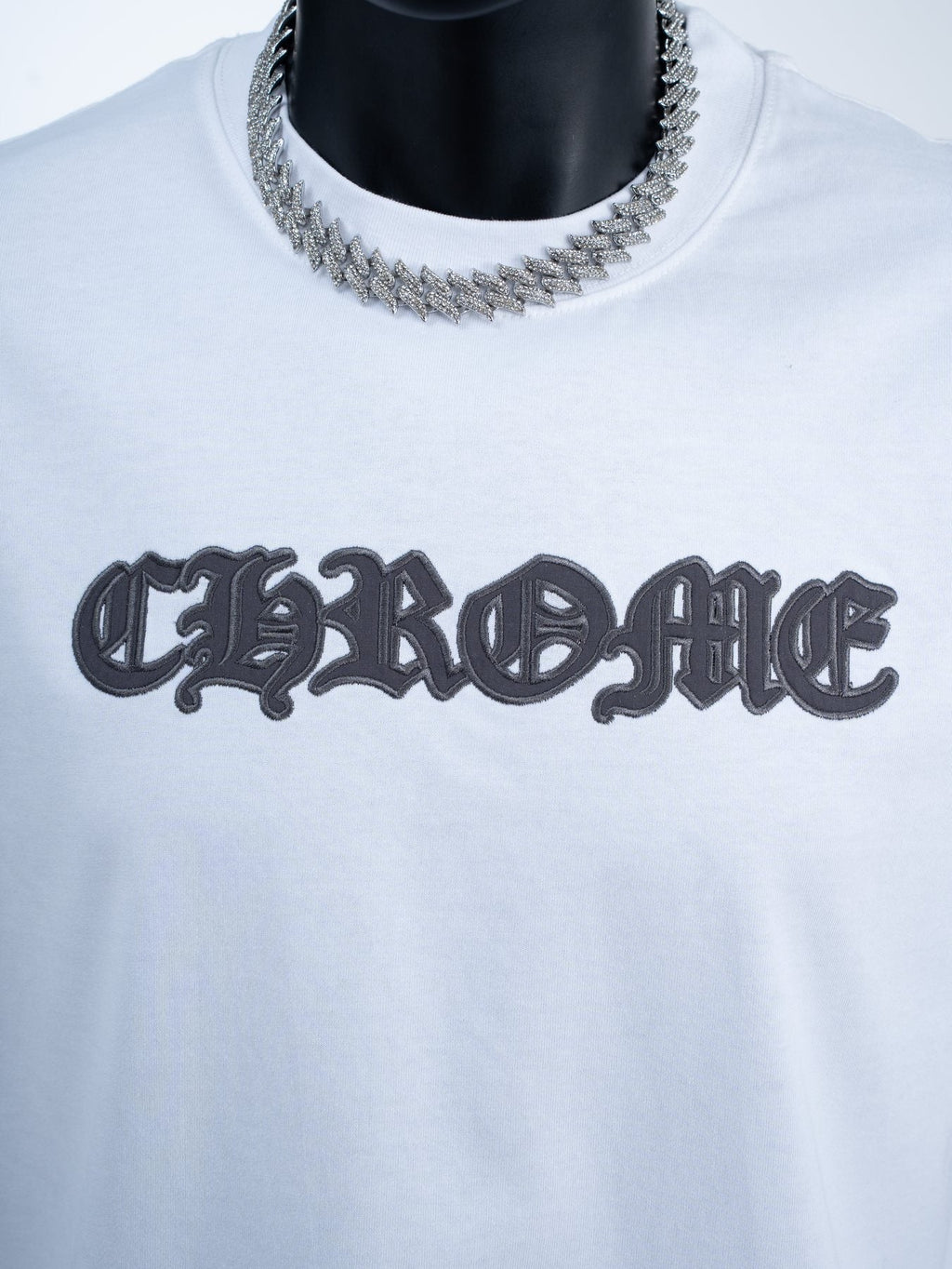 Chrome Hearts Gothic Lettering Graphic T-Shirt ¡ª detail