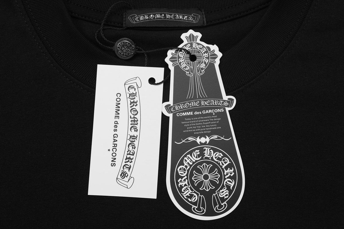 Chrome Hearts Horseshoe Embroidered Short-Sleeve T-Shirt ¡ª hang_tag