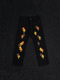 Chrome Hearts Cross Graphic Black Jeans ¡ª hero