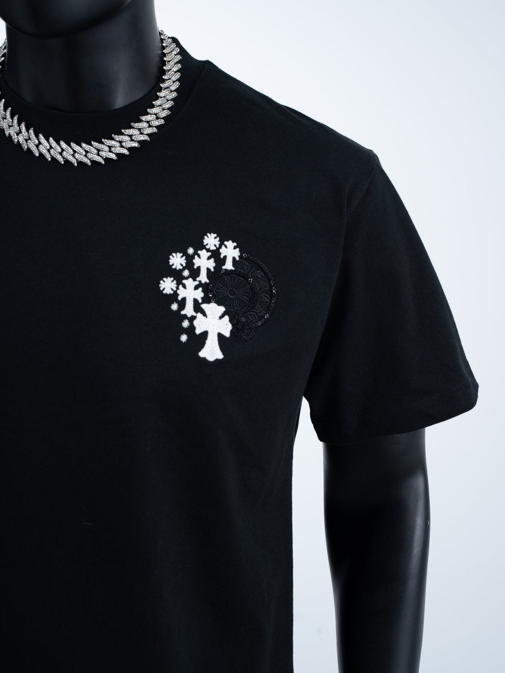 Chrome Hearts Cross Star Graphic Short-Sleeve T-Shirt ¡ª front