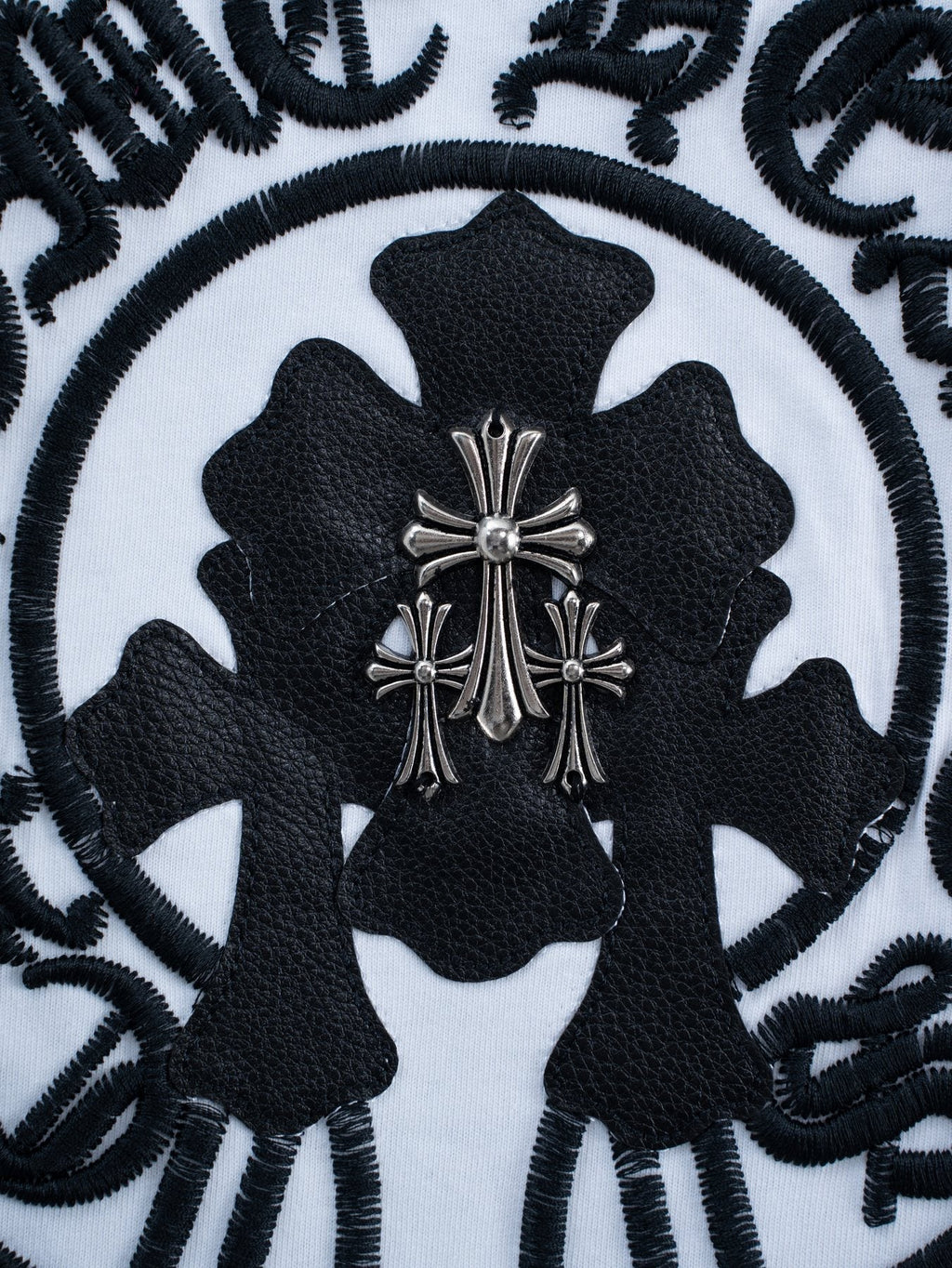 Chrome Hearts Horseshoe Cross Graphic T-Shirt ¡ª detail