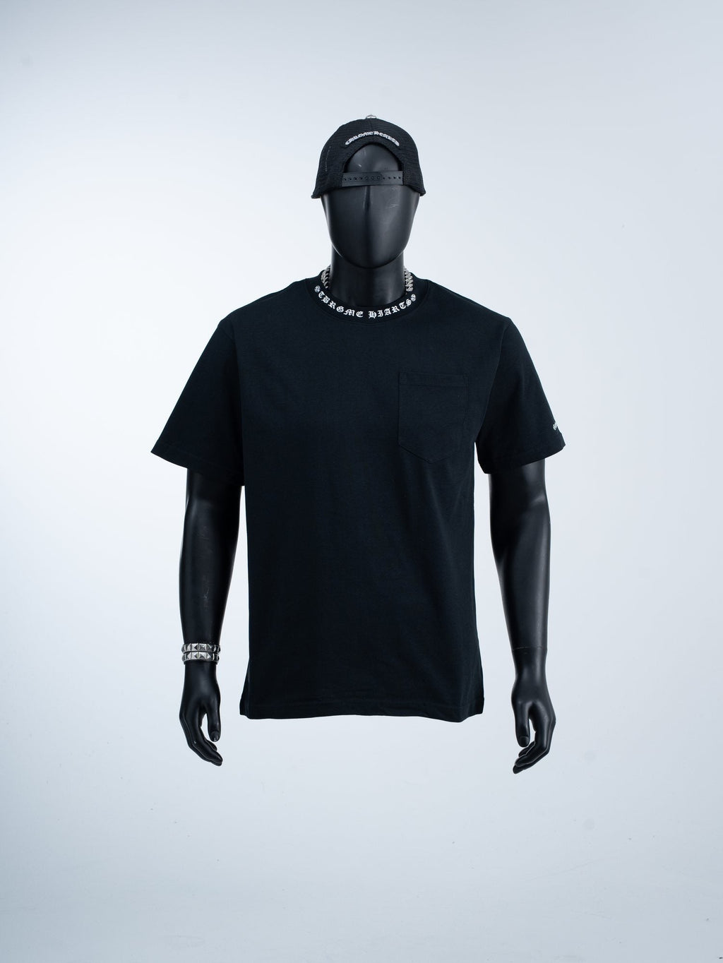 Chrome Hearts Sanskrit Letter Pocket Short-Sleeve T-Shirt ¡ª hero