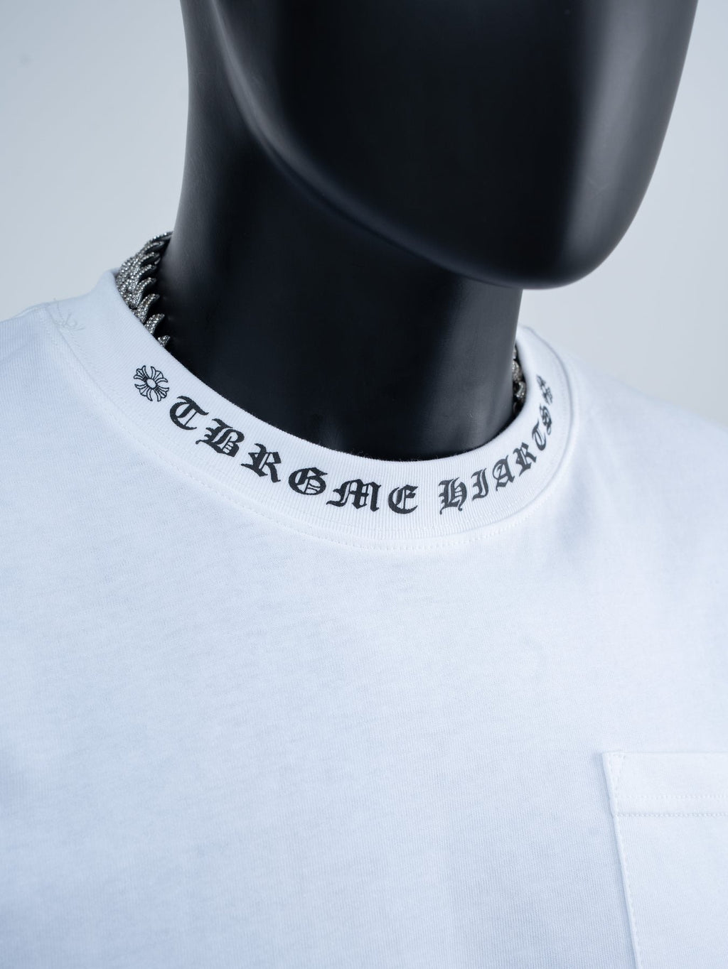 Chrome Hearts Sanskrit Letter Pocket Short-Sleeve T-Shirt ¡ª detail
