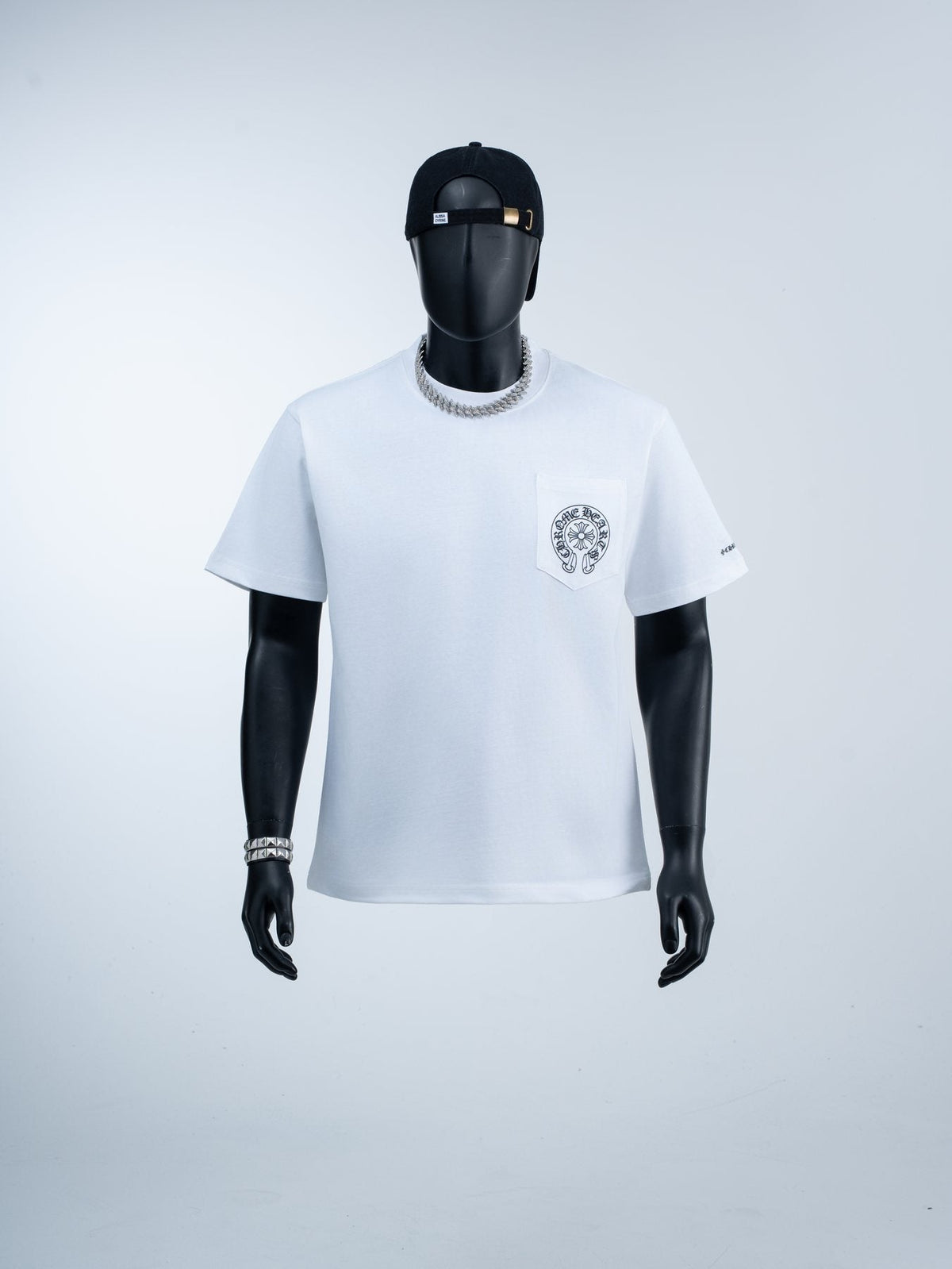 Chrome Hearts Horseshoe Graphic Pocket T-Shirt ¡ª front