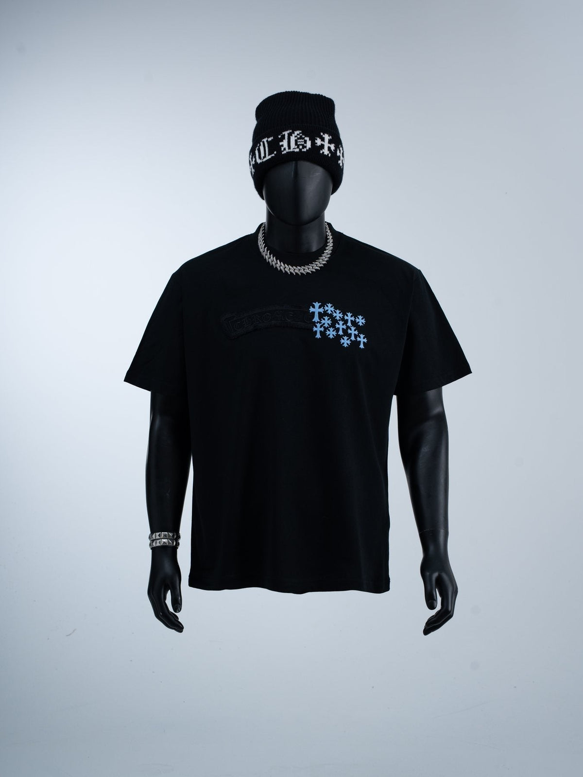 Chrome Hearts Star Cross Graphic T-Shirt ¡ª front
