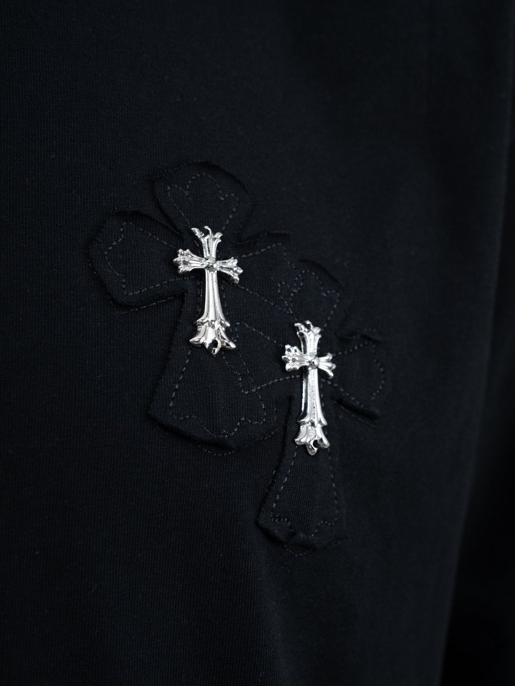 Chrome Hearts Slogan Cross Graphic T-Shirt ¡ª detail