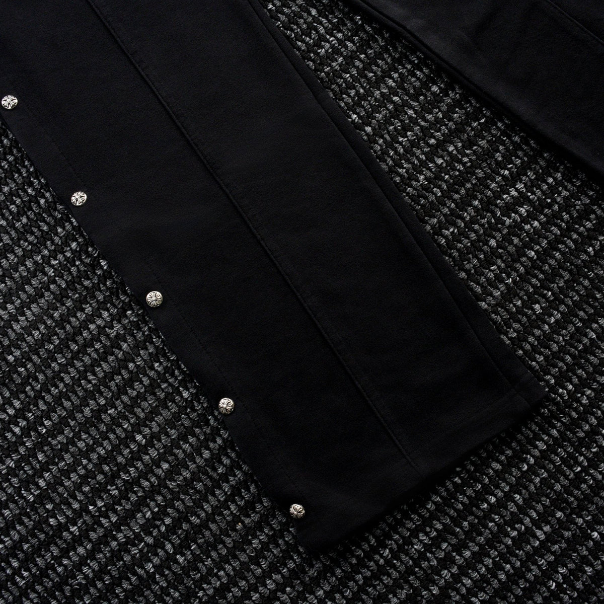 Chrome Hearts Cross Rivet Side-Snap Pants ¡ª detail