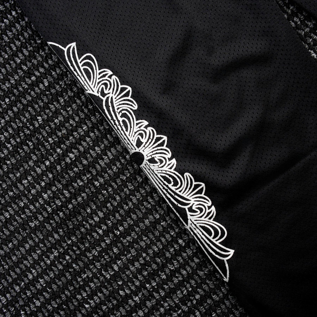 Chrome Hearts Sanskrit Cross Graphic Wide-Leg Pants ¡ª detail