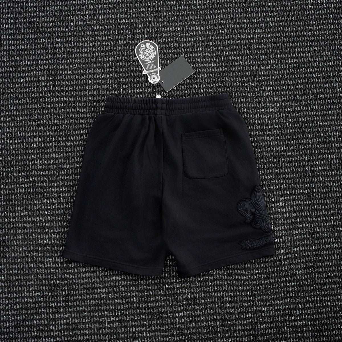 Chrome Hearts Tonal Sanskrit Cross Embroidered Shorts ¡ª back