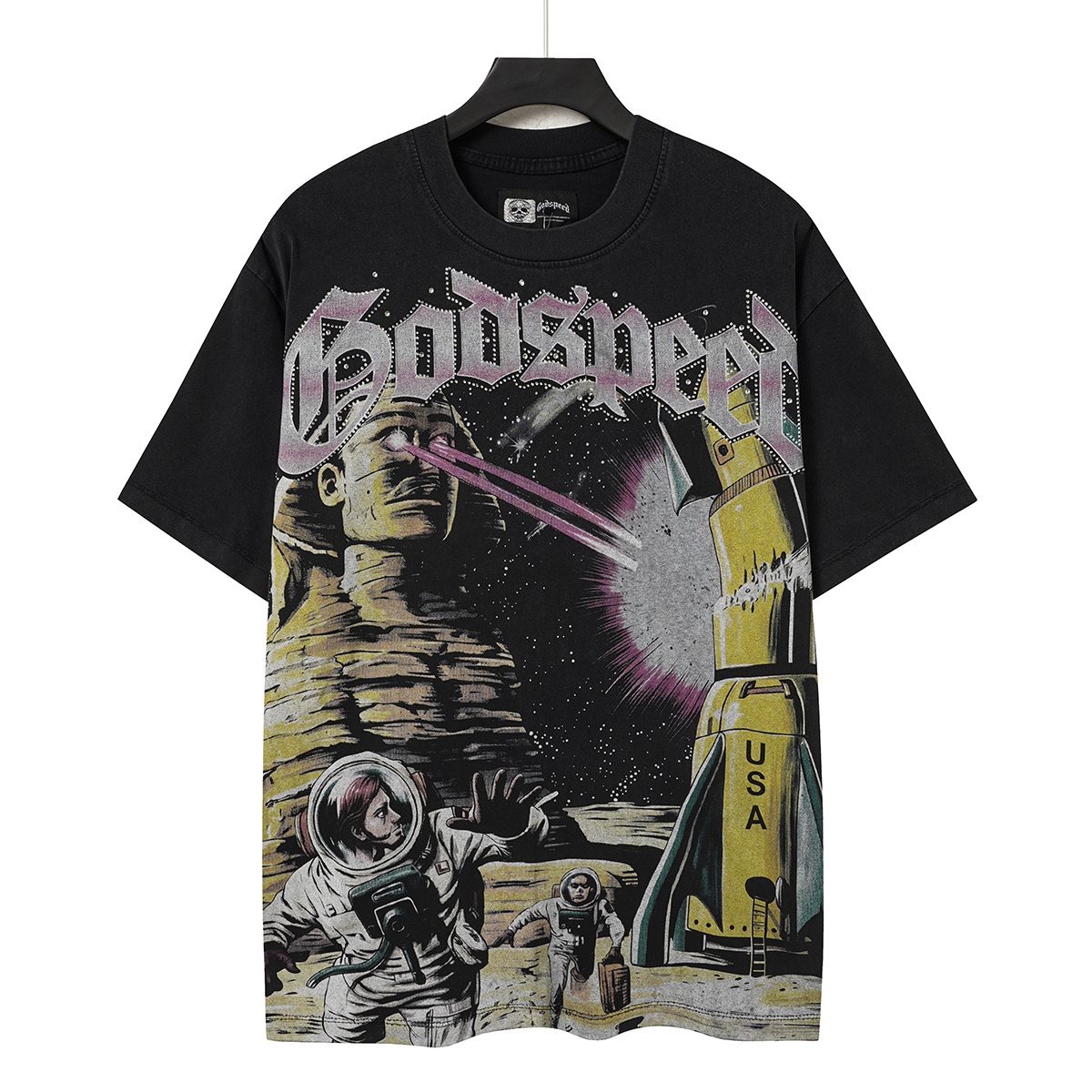 Godspeed Rocket USA Graphic T-Shirt ¡ª hero