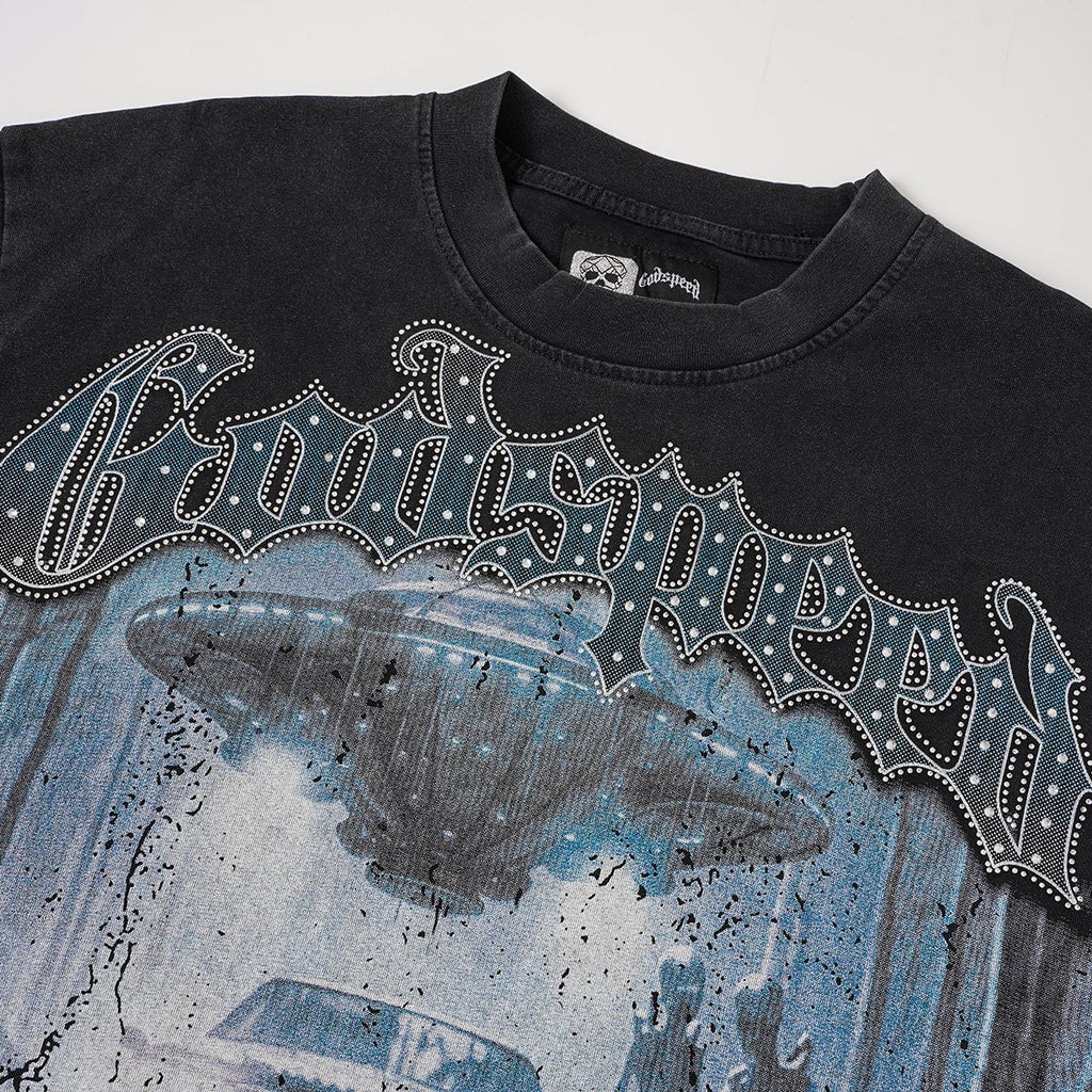 Godspeed Skull Graphic Short-Sleeve T-Shirt ¡ª detail