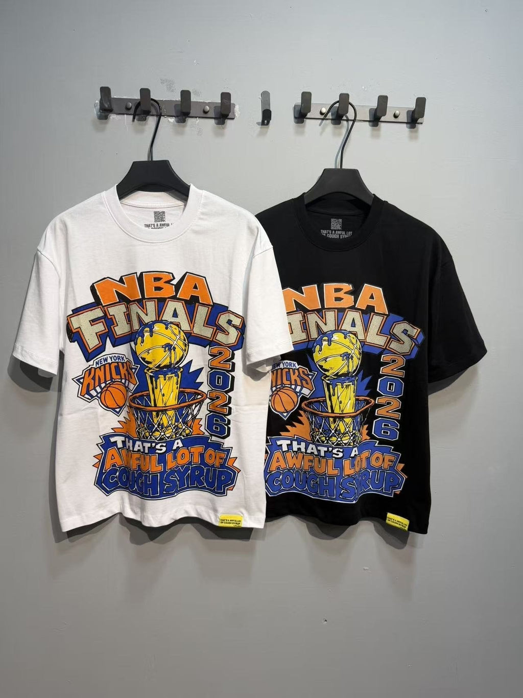 THAT'S A AWFUL LOT OF COUGH SYRUP Front & Back Graphic T-Shirt ¡ª comparison
