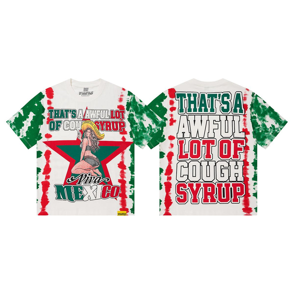 THAT'S A AWFUL LOT OF COUGH SYRUP Cowgirl Graphic Short-Sleeve Set ¡ª front