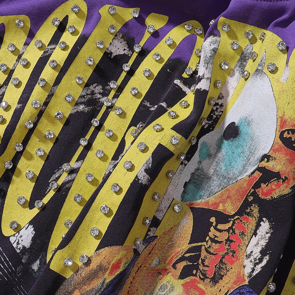 Rough Play Chainsaw Graphic Sleeveless T-Shirt ¡ª detail