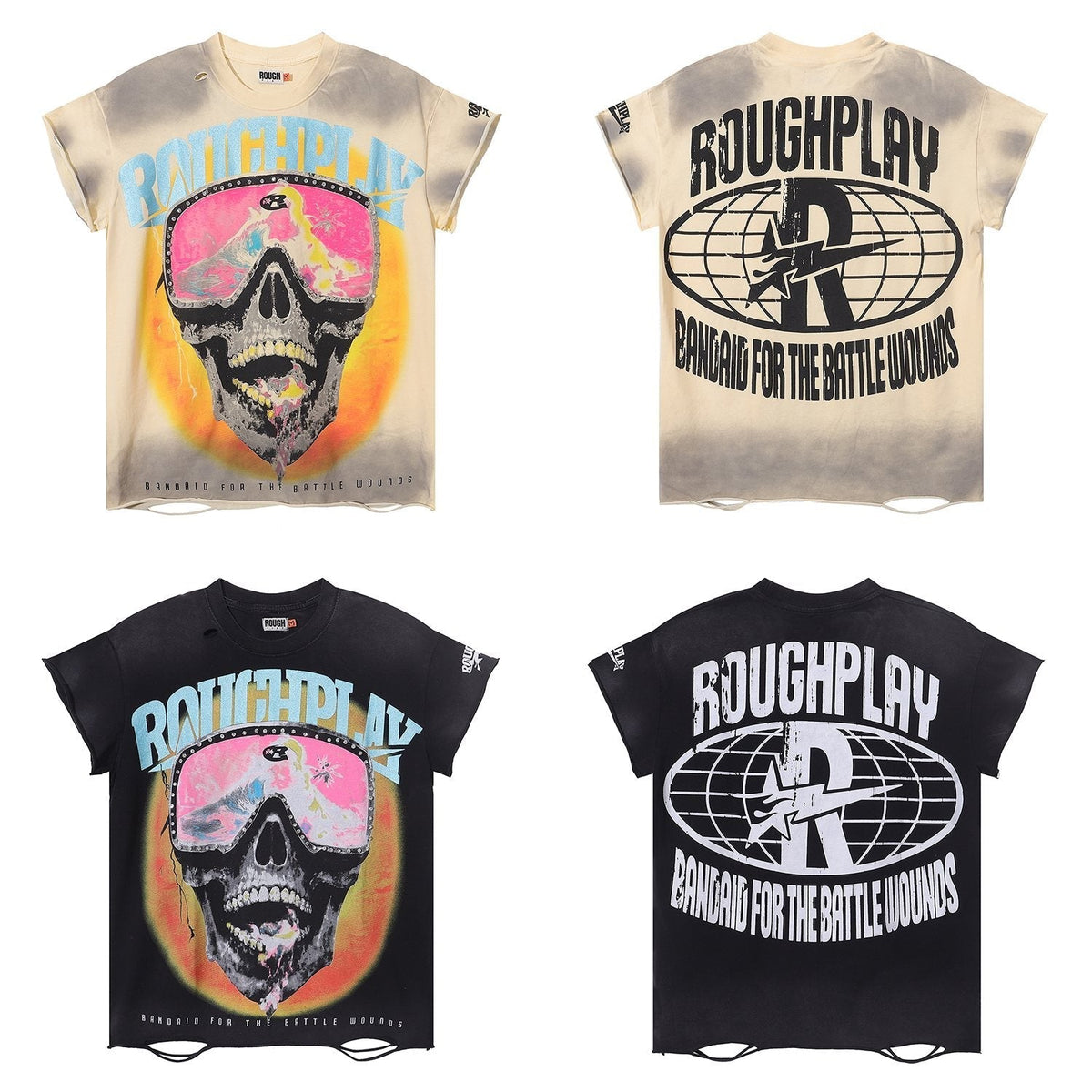Rough Play Skull Goggles Graphic T-Shirt ¡ª comparison