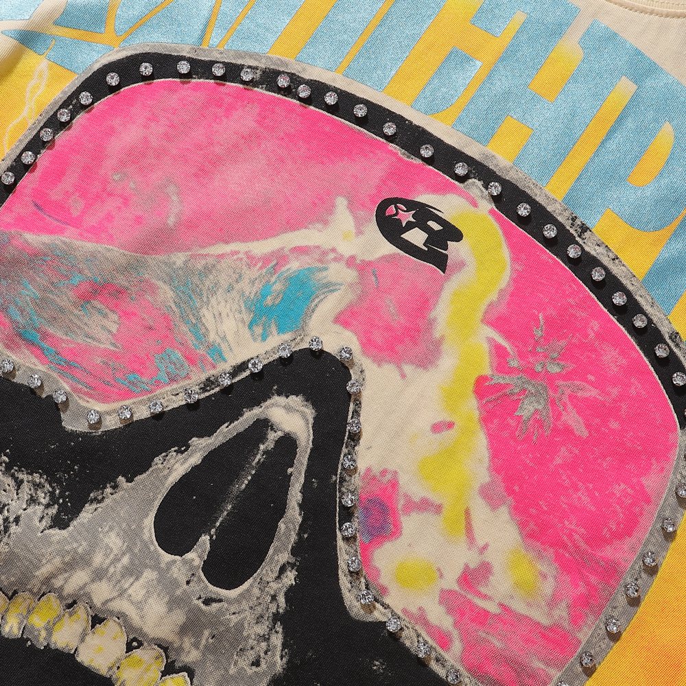 Rough Play Skull Goggles Graphic T-Shirt ¡ª detail