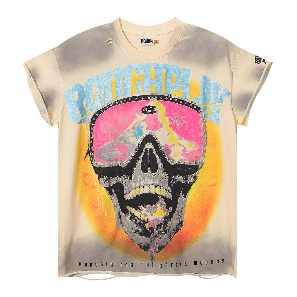 Rough Play Skull Goggles Graphic T-Shirt ¡ª hero