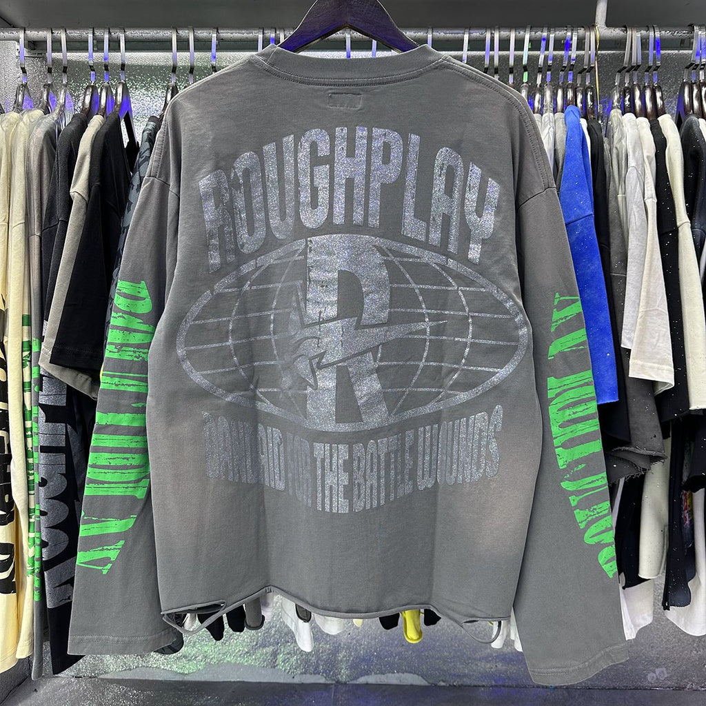 Rough Play Thug Life Skeleton Graphic Long-Sleeve T-Shirt ¡ª context