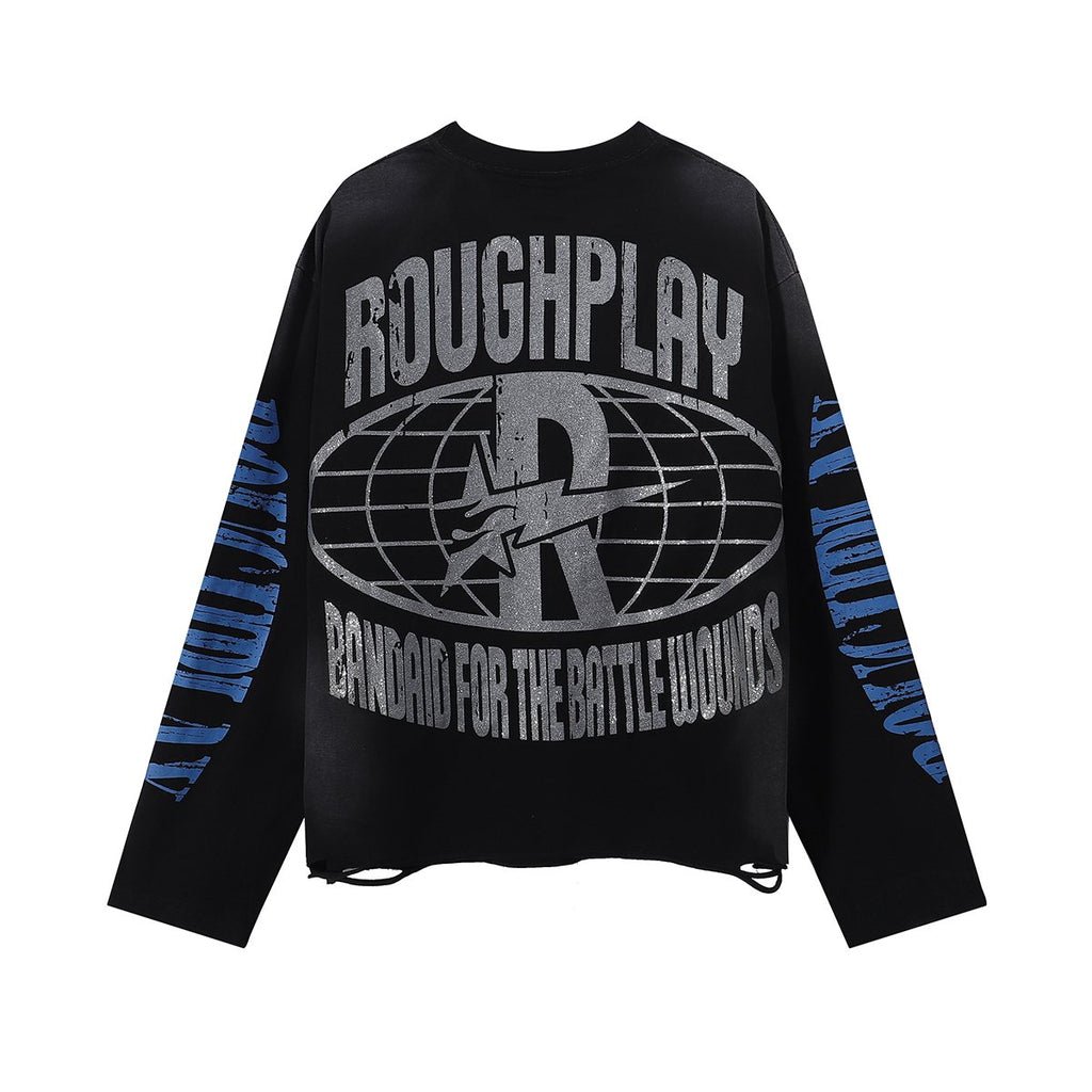 Rough Play SunShower Rhinestone Long-Sleeve T-Shirt ¡ª back