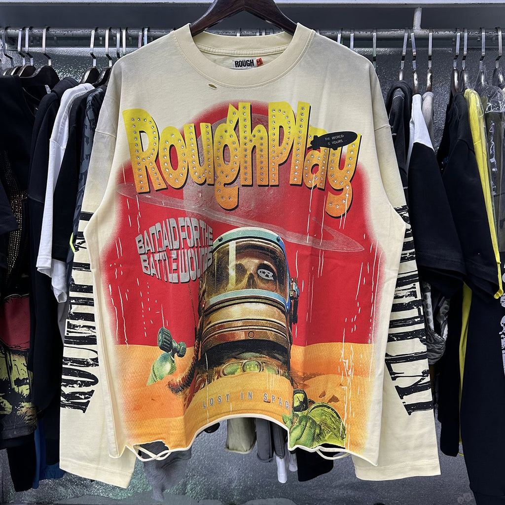 Rough Play Lost In Space Astronaut Long-Sleeve T-Shirt ¡ª context