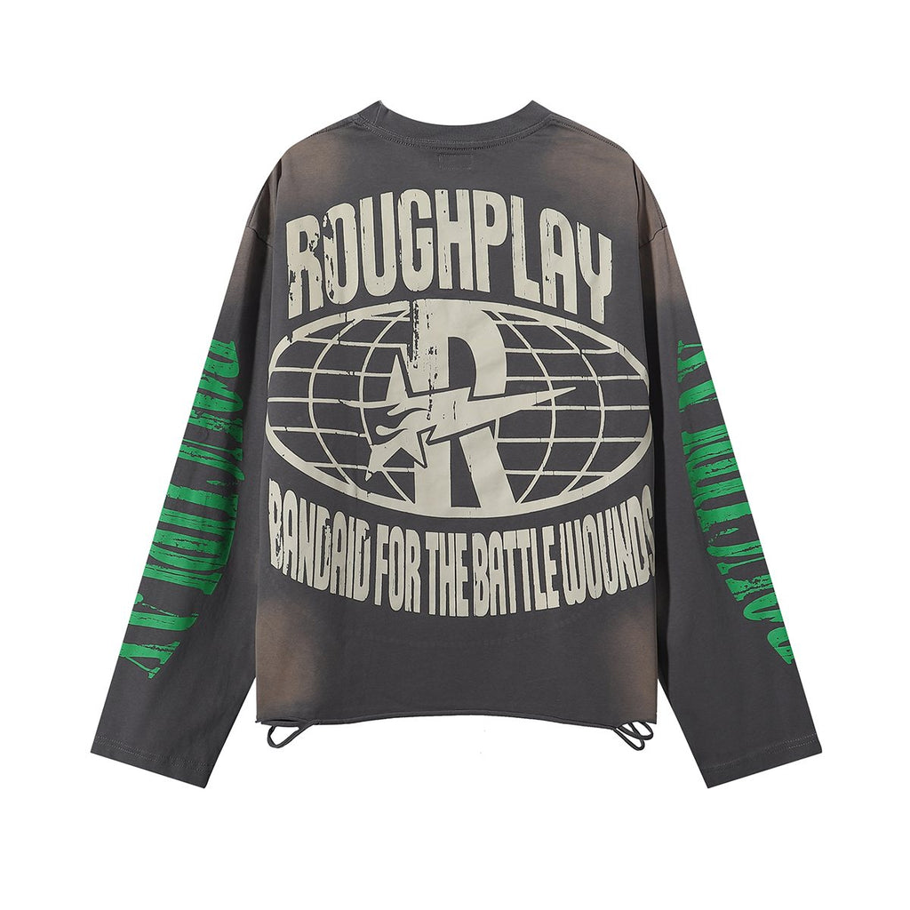 Rough Play SoulBoy Rhinestone Graphic Long-Sleeve T-Shirt ¡ª back