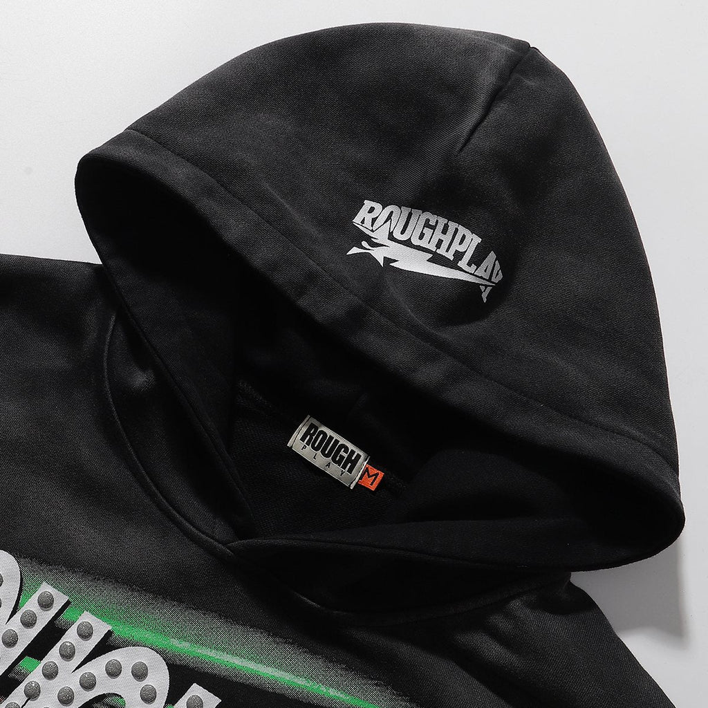 Rough Play In Car Skull Graphic Hoodie ¡ª detail
