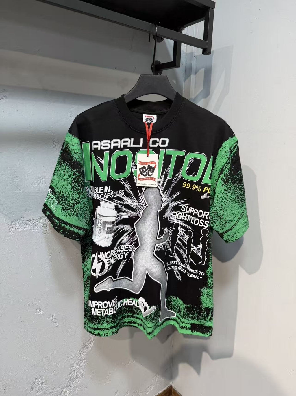 ASAALL Inositol Allover Graphic Short-Sleeve T-Shirt ¡ª front
