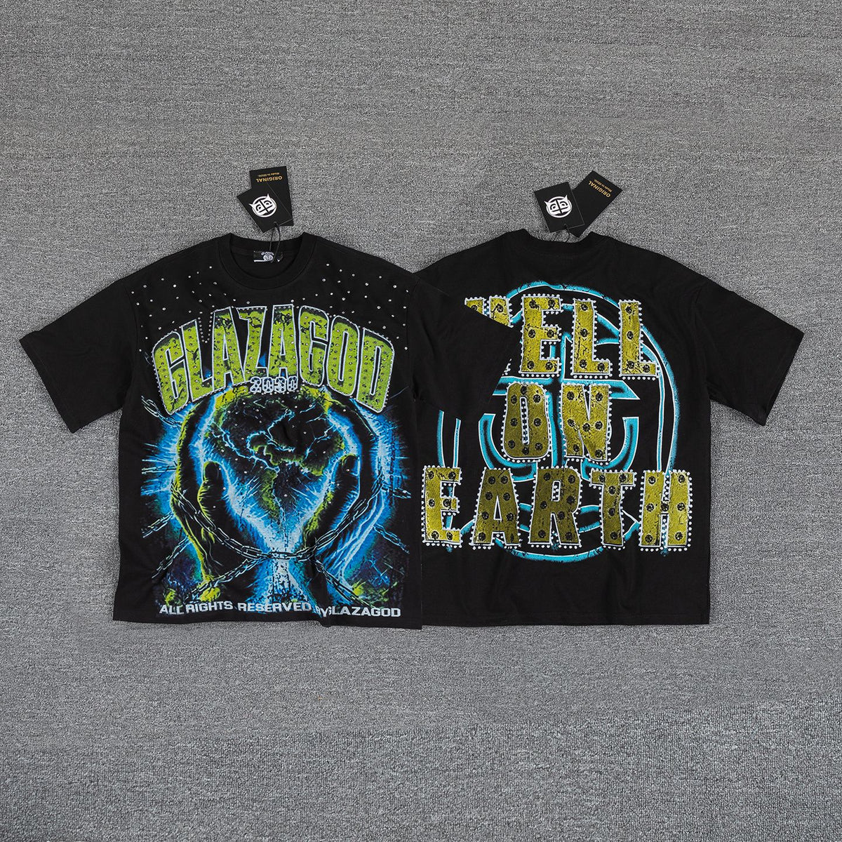 GLAZAGOD Hell on Earth Graphic T-Shirt ¡ª context