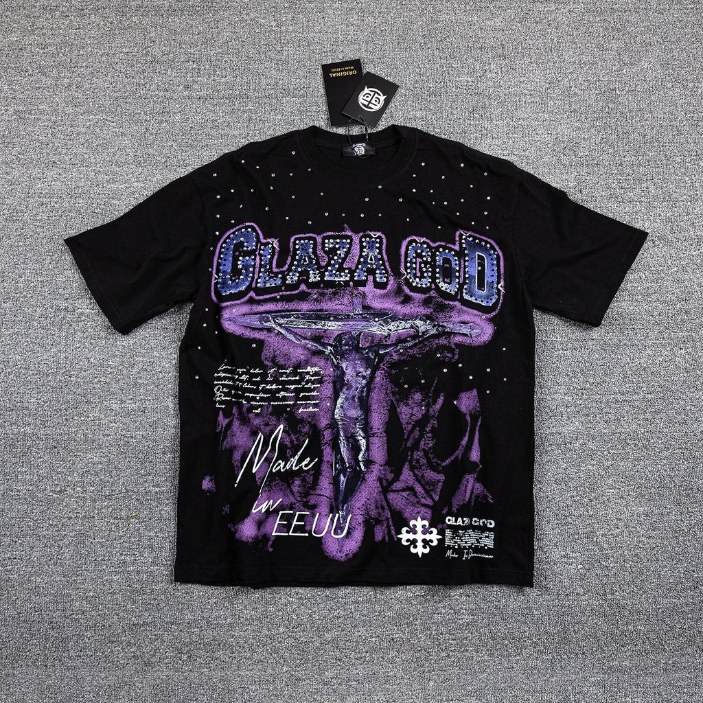 CLAZA GOD Purple Alien Graphic T-Shirt ¡ª hero