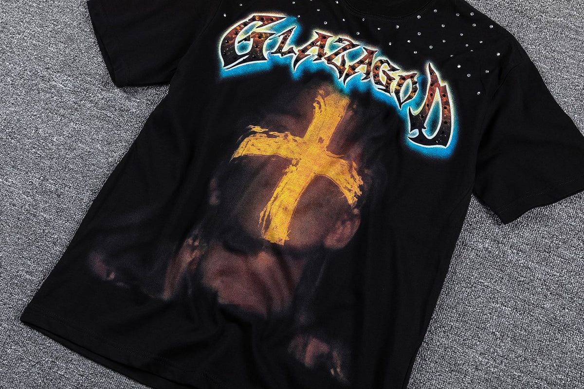 GLAZAGOD Blessed in the Vision Graphic T-Shirt ¡ª front