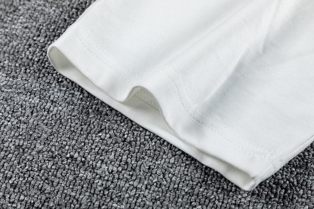 GUAPI Racing Geometric Short-Sleeve T-Shirt ¡ª fabric_closeup