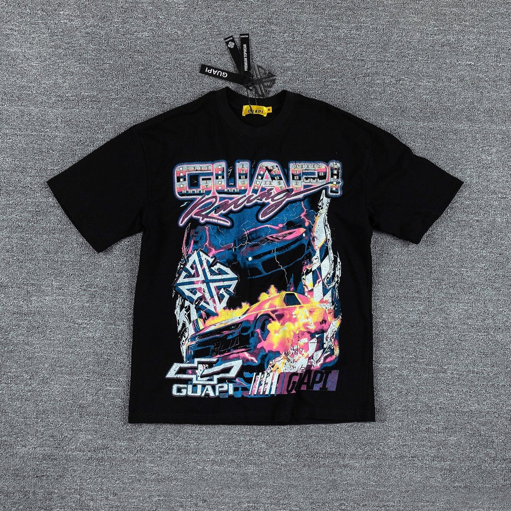 GUAPI Racing Geometric Short-Sleeve T-Shirt ¡ª hero