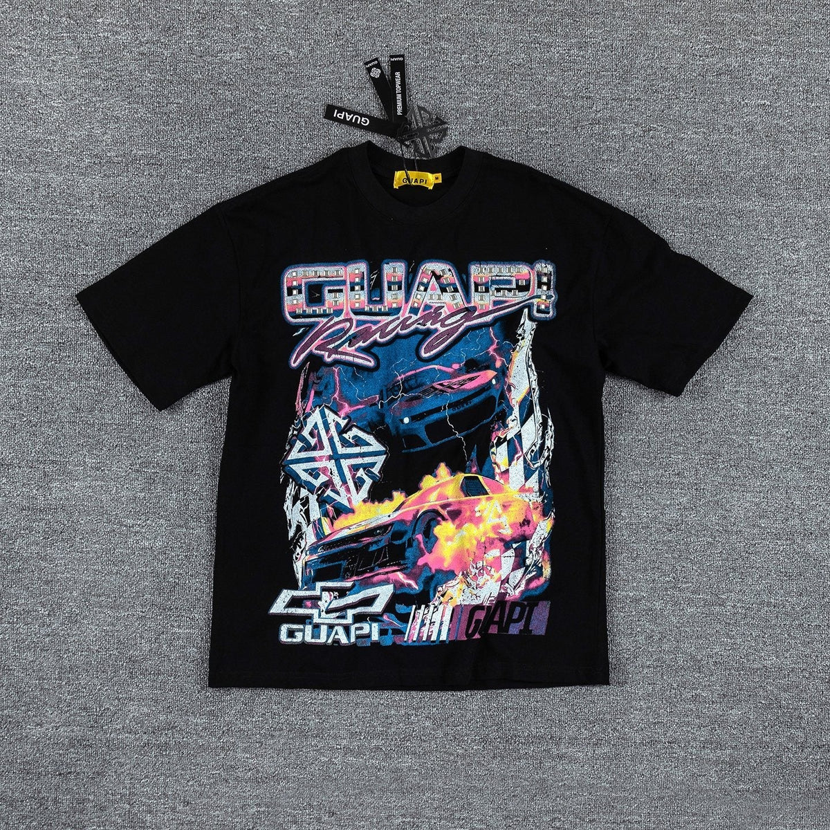 GUAPI Racing Geometric Short-Sleeve T-Shirt ¡ª hero