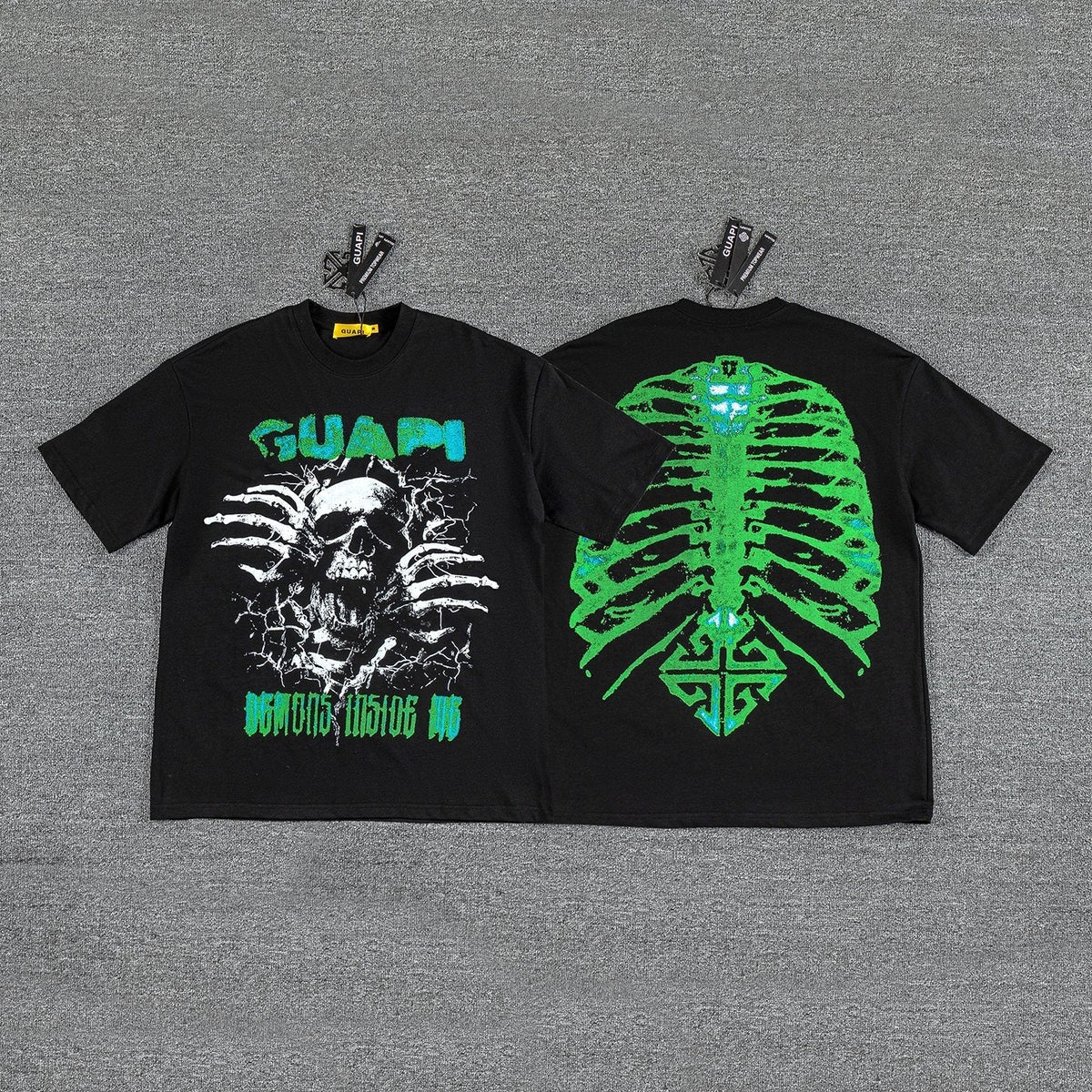 GUAPI Skull Ribcage Graphic T-Shirt ¡ª hero