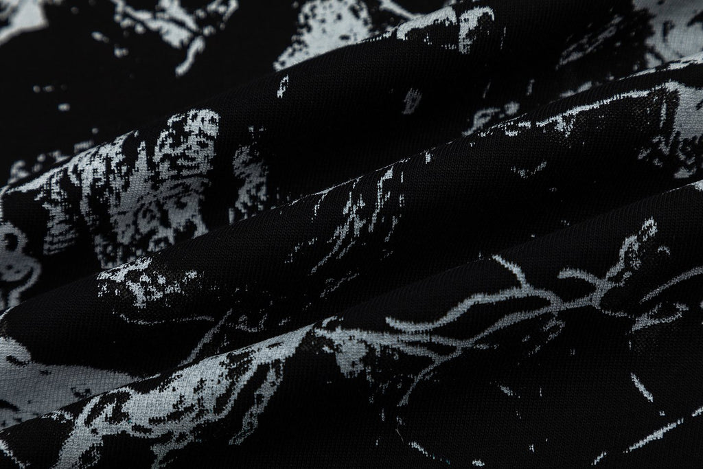 GUAPI Skull Ribcage Graphic T-Shirt ¡ª detail