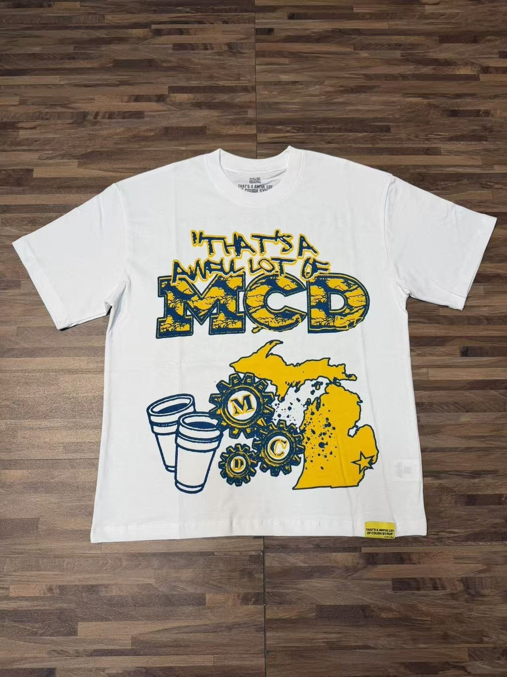 THAT'S A AWFUL LOT OF COUGH SYRUP Front & Back Graphic T-Shirt ¡ª front