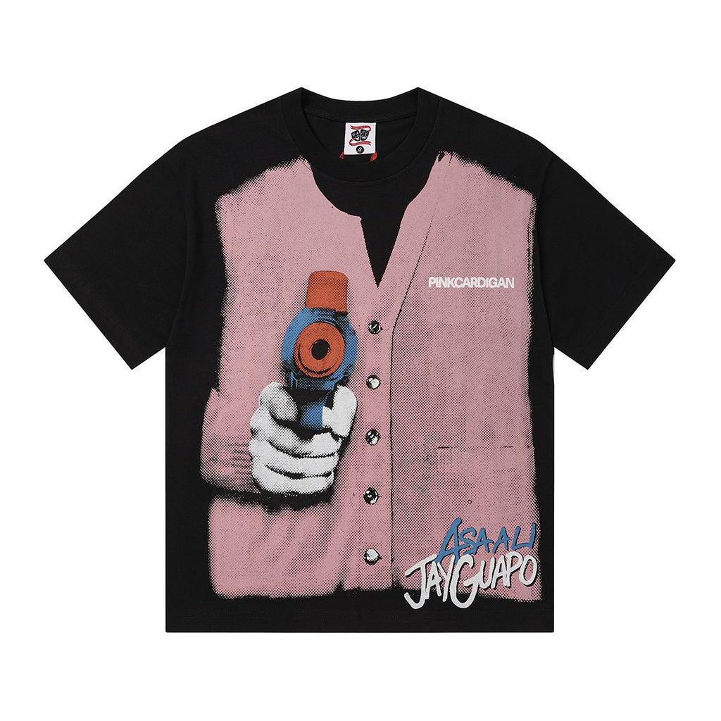 ASAALL Faux Cardigan Graphic T-Shirt ¡ª hero