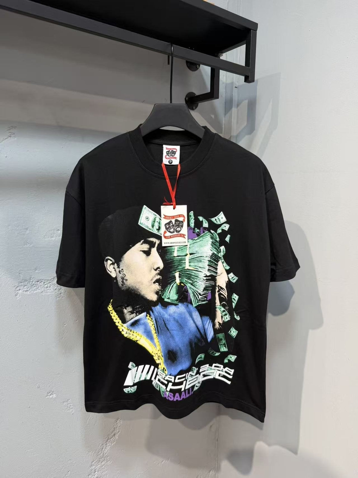 ASAALL Portrait Cash Short-Sleeve T-Shirt ¡ª front