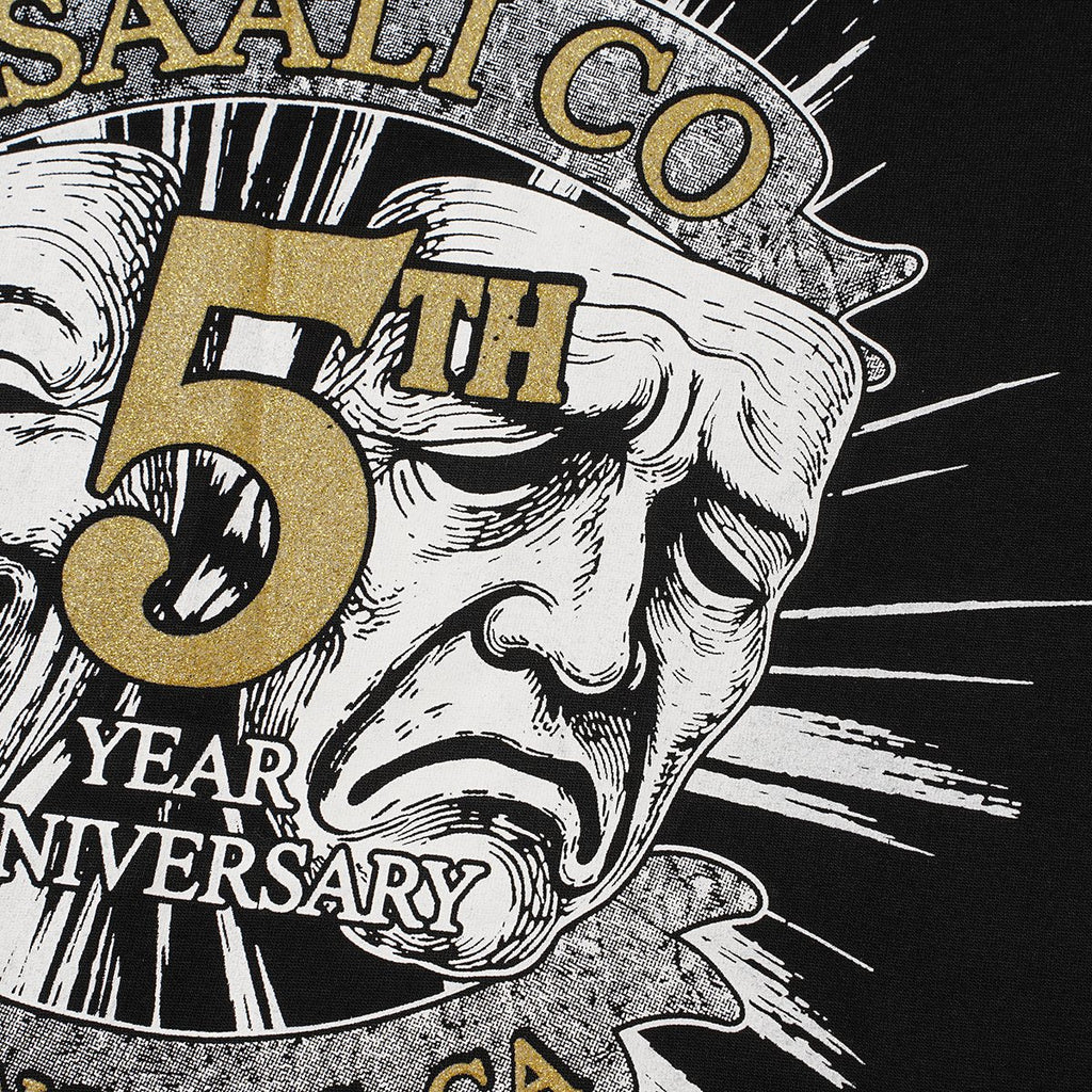 ASAALL 5th Anniversary Graphic T-Shirt - Black ¡ª detail
