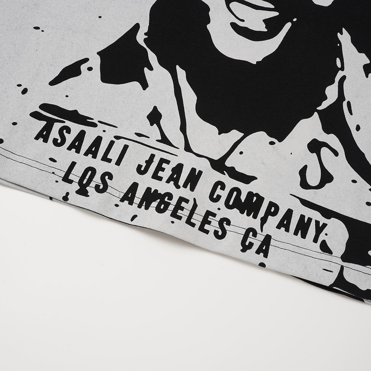 ASAALL Portrait Graphic Short-Sleeve T-Shirt ¡ª detail