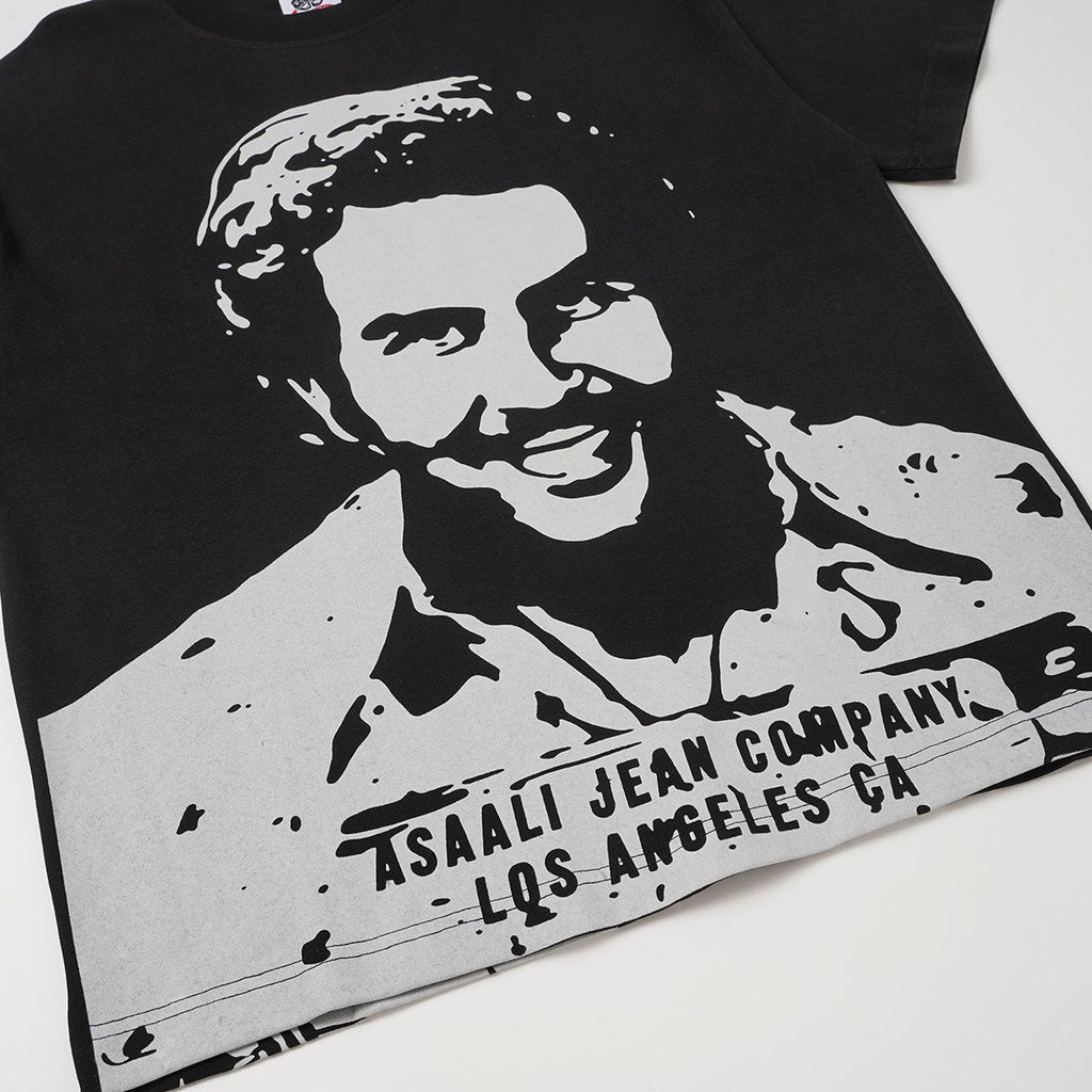 ASAALL Portrait Graphic Short-Sleeve T-Shirt ¡ª detail