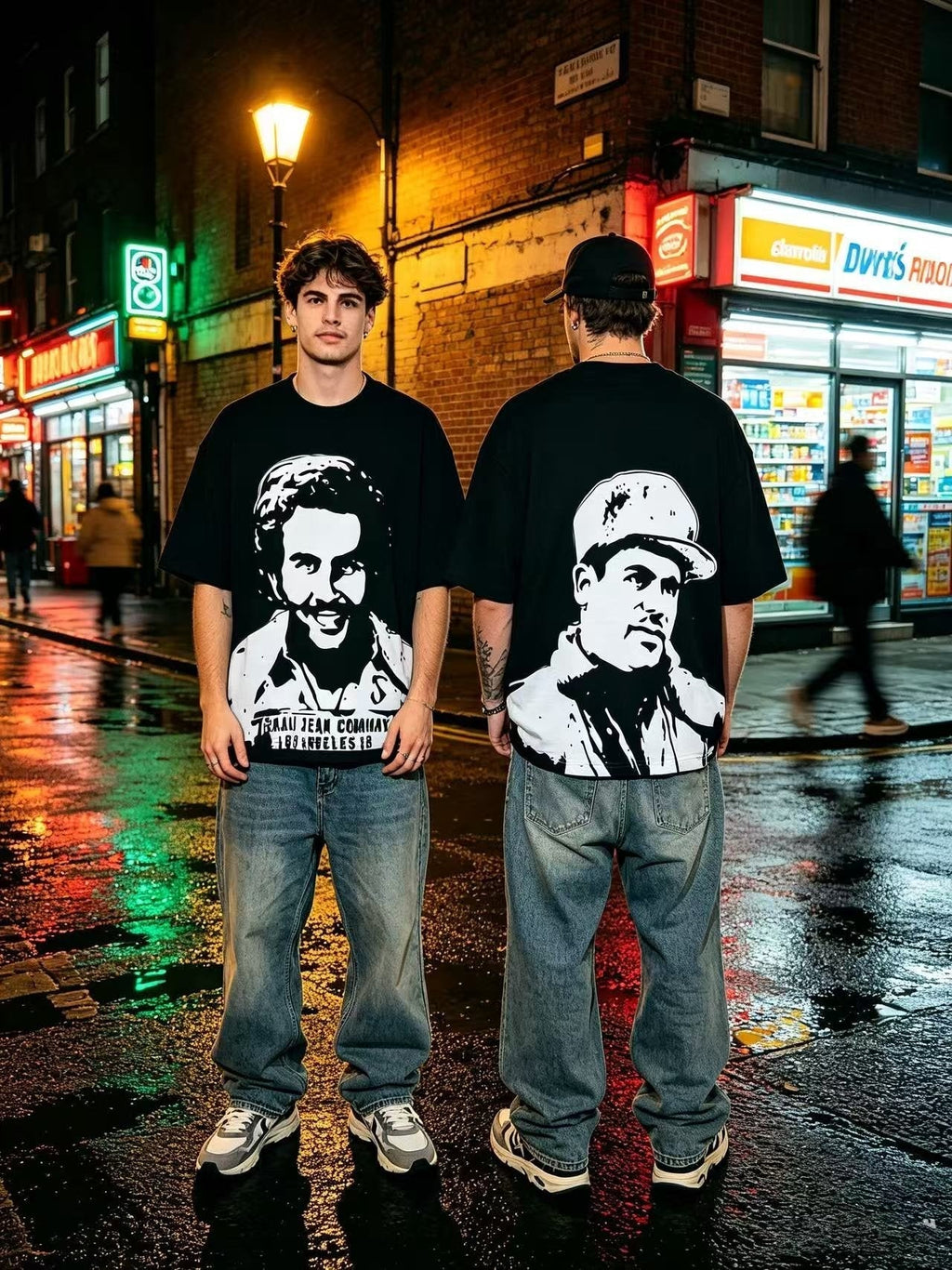 ASAALL Portrait Graphic Short-Sleeve T-Shirt ¡ª context