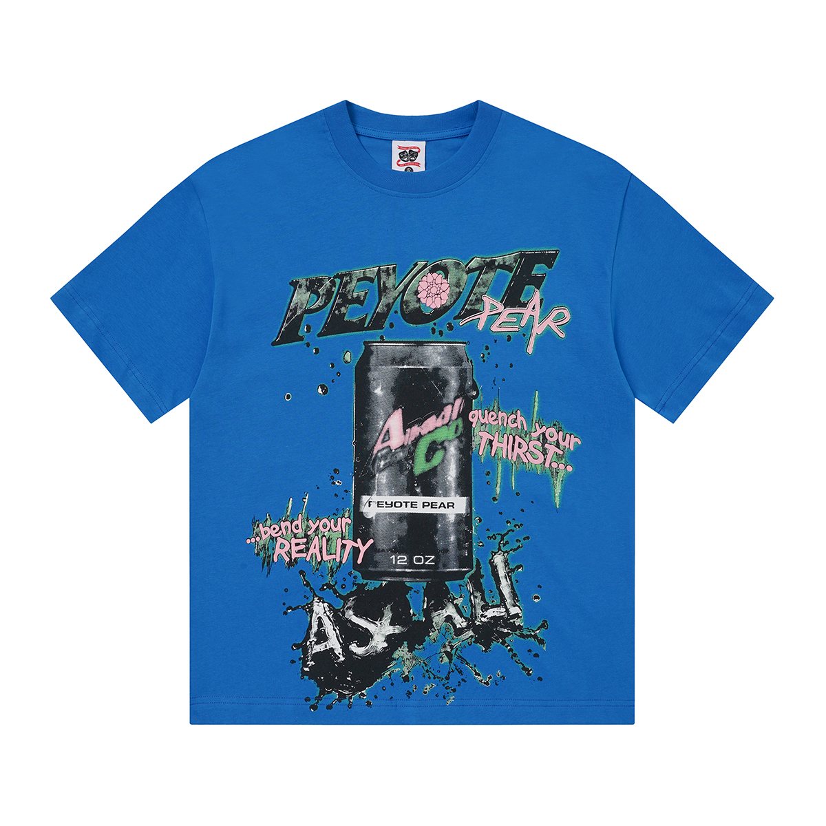 ASAALL Peyote Pear Cactus Graphic Short-Sleeve T-Shirt ¡ª front