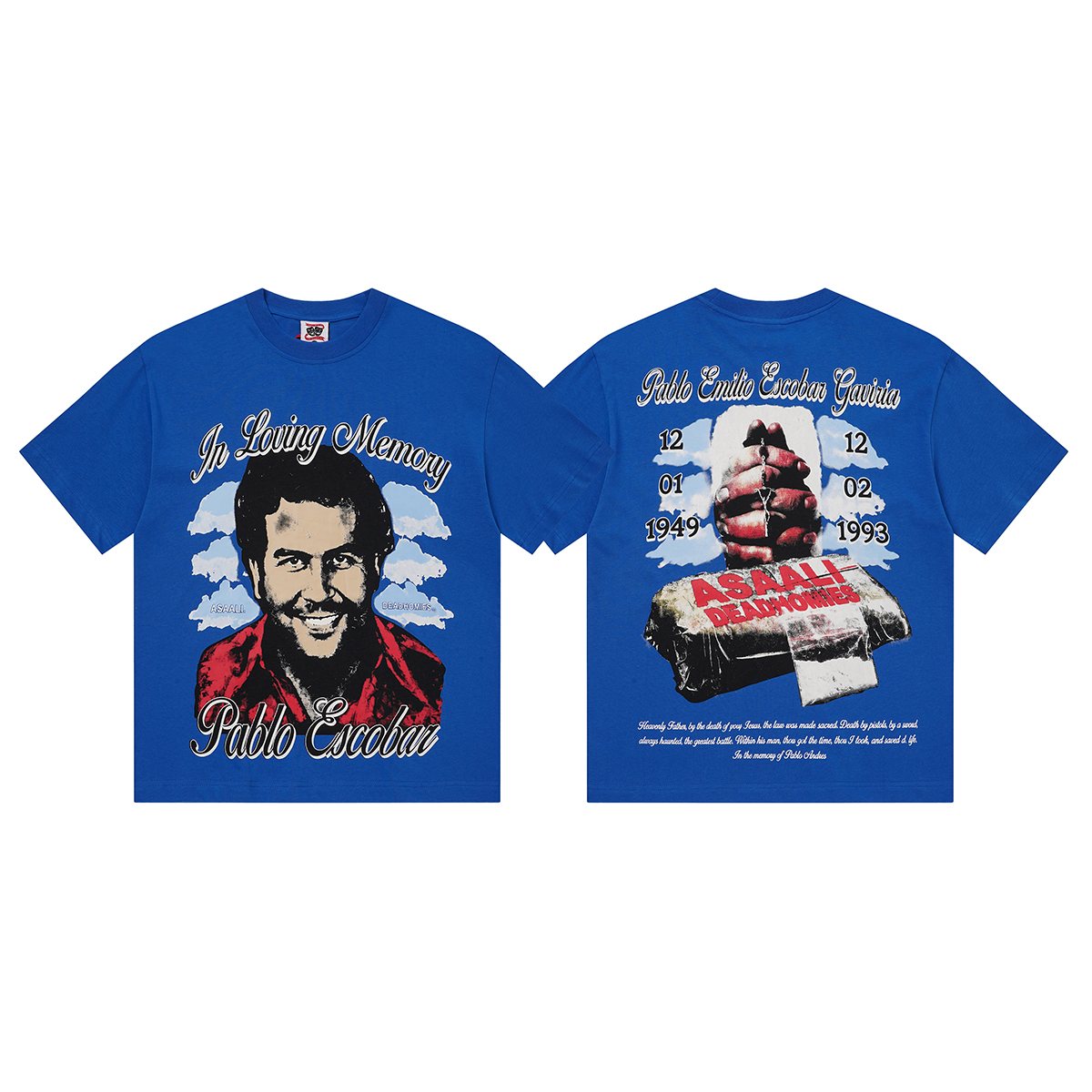 ASAALL Portrait Memorial Graphic T-Shirt ¡ª front
