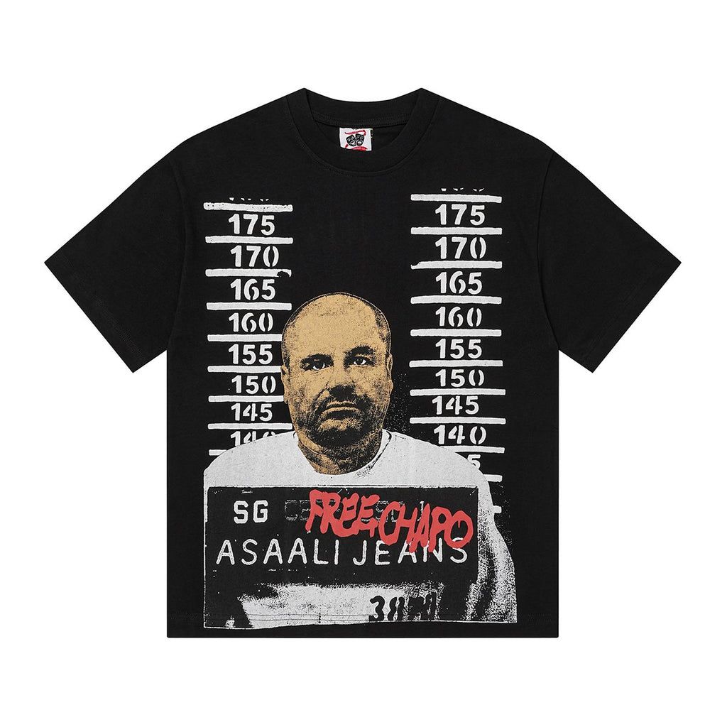 ASAALL Black Letter Graphic Short-Sleeve T-Shirt ¡ª hero